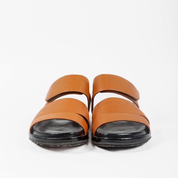 Marni Fussbett Brown Leather Sandals - Picture 2 of 10
